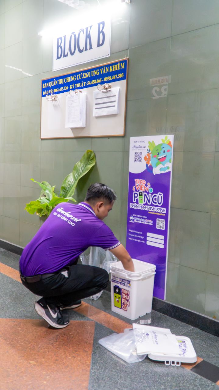 Ảnh chiến dịch Trạm thu pin cũ