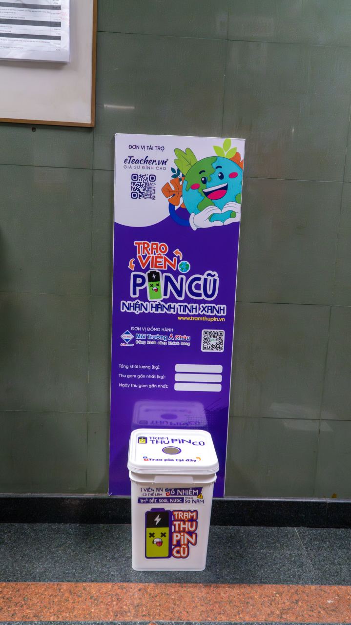 Ảnh chiến dịch Trạm thu pin cũ