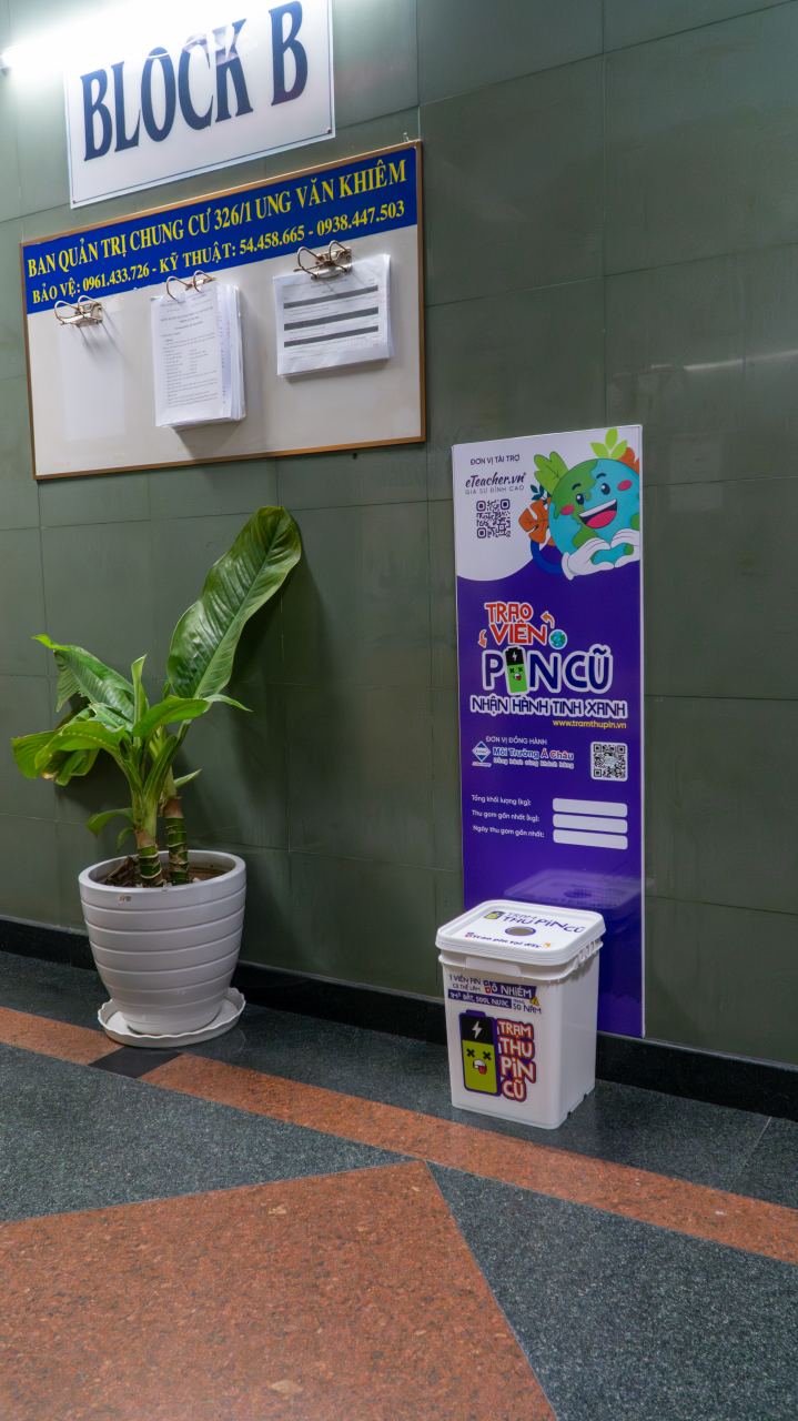 Ảnh chiến dịch Trạm thu pin cũ