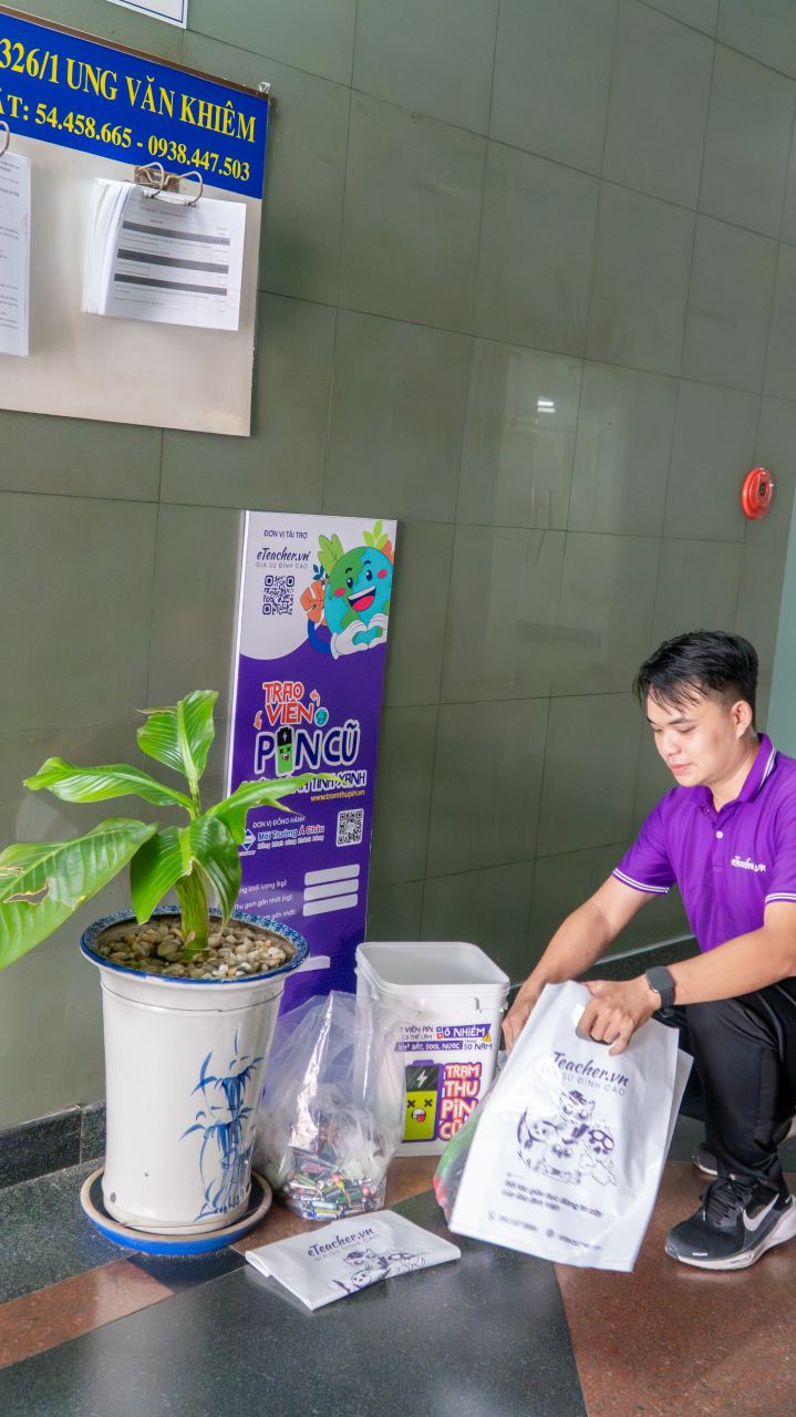Ảnh chiến dịch Trạm thu pin cũ
